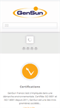 Mobile Screenshot of gensun.fr